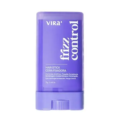 Cera Fixadora Stick Virá Cosméticos Frizz Control 13g