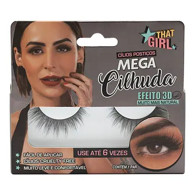 Cílios Postiços 3D That Girl Mega Cilhuda
