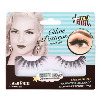 Cílios Postiços That Girl 3D Glam Girl