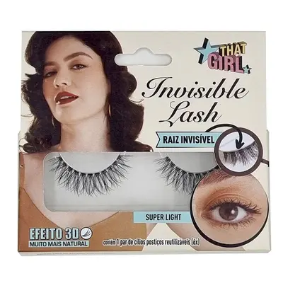 Cilios Postiços That Girl Invisible Lash 3D Super Light