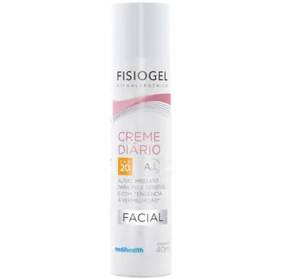 Creme Facial Fisiogel A.I. Ação Calmante FPS 20 com 40ml