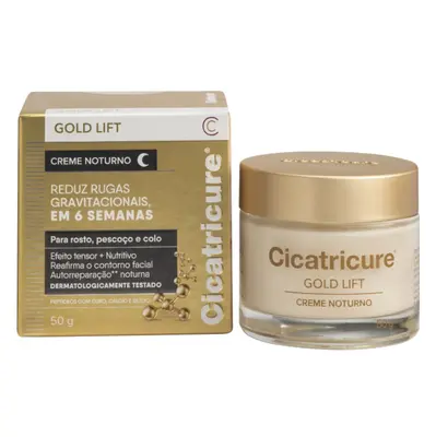 Creme Rejuvenescedor Facial Cicatricure Gold Lift Noturno 50g