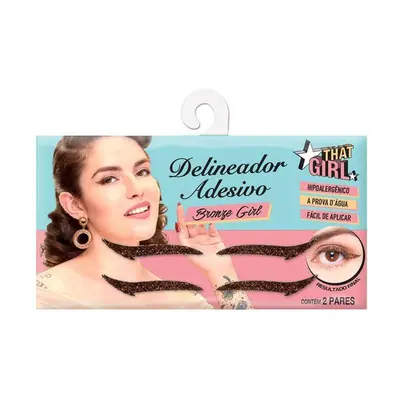 Delineador That Girl Adesivo Bronze