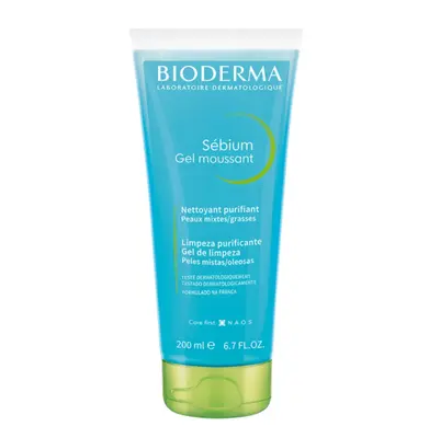 Gel de Limpeza Facial Bioderma Sébium Gel Moussant 200ml