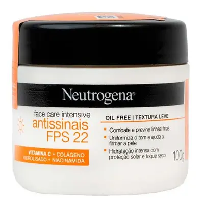 Hidratante Facial Neutrogena Face Care Antissinais Dia FPS 22