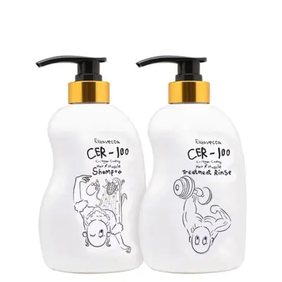 Kit Shampoo & Condicionador Elizavecca CER-100 500ml