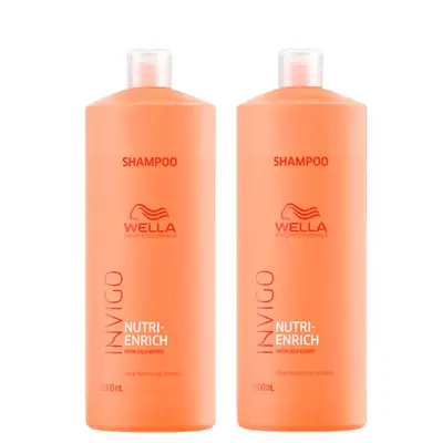 Kit Wella Professionals Invigo Nutri Enrich – Shampoo 1000ml + Condicionador 1000ml