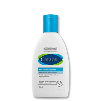 Loção de Limpeza Facial Cetaphil Pele Seca e Sensível 120ml