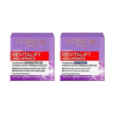 L'Oréal Paris Revitalift Hialurônico Kit Anti-idade - Diurno + Noturno