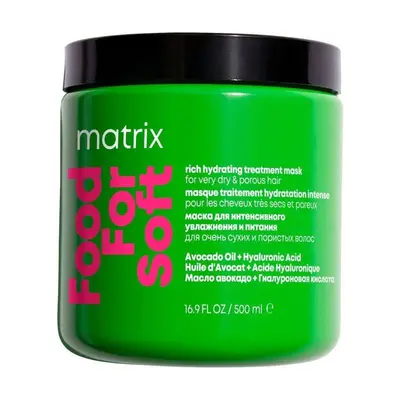Máscara Capilar Hidratante Matrix Food For Soft Ácido Hialurônico + Óleo de Abacate
