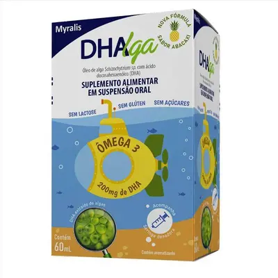 Ômega 3 DHAlga Abacaxi 60ml