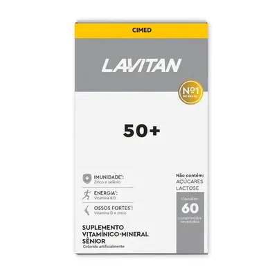 Polivitamínico Lavitan 50+ 60 comprimidos