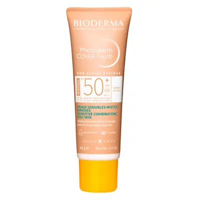 Protetor Solar Facial Bioderma Photoderm Cover Touch FPS50+ Dourado 40g