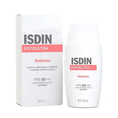 Protetor Solar Facial Isdin FotoUltra Redness FPS 50 50ml
