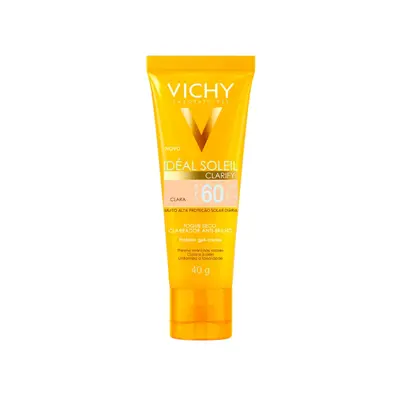 Protetor Solar Facial Vichy Idéal Soleil Clarify FPS 60 Clara 40g