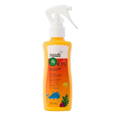 Protetor Solar Infantil FPS 70 Needs Solar Kids Spray 125ml
