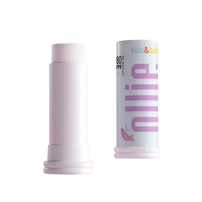 Protetor Solar Infantil Ollie Stick Kids & Baby FPS 80 15g