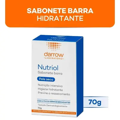 Sabonete em Barra Darrow Nutriol Pele Seca Rosto e Corpo 70g