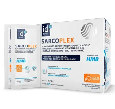 Sarcoplex sabor Tangerina 30 sachês
