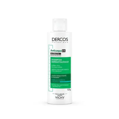 Shampoo Vichy Dercos Anticaspa DS Cabelos Normais e Oleosos Tratamento Dermatológico de Caspa 125g