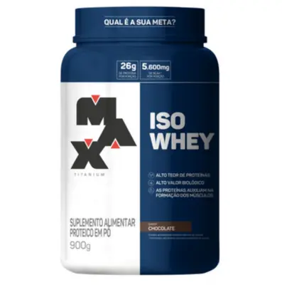 Whey Protein Iso Whey Max Titanium sabor Chocolate 900g